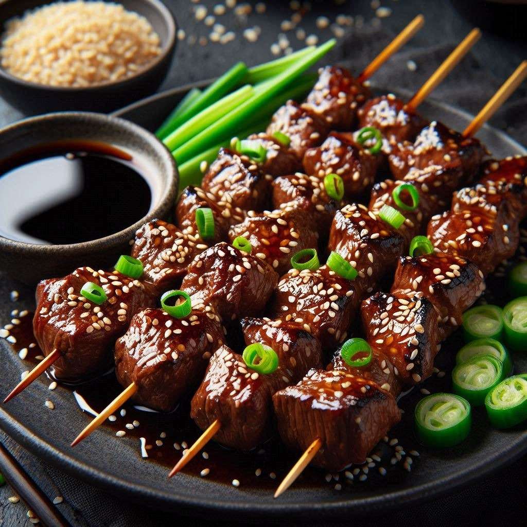 Teriyaki Beef Skewers